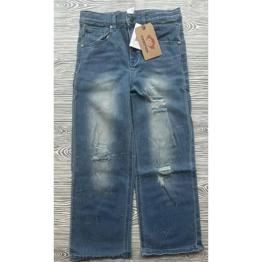 Appaman Liana Jean Light Blue Denim 8 NWT